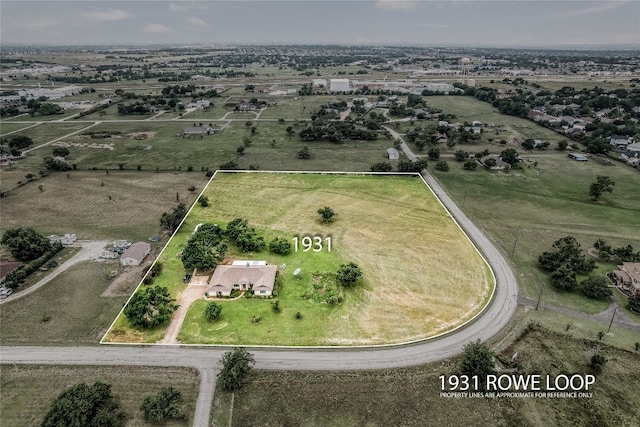 view of birds eye view of property