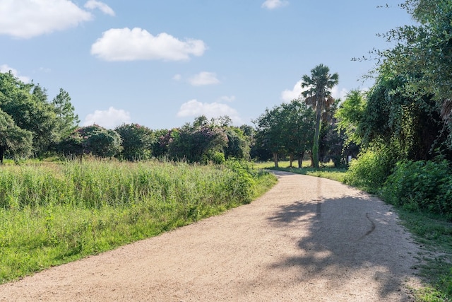 view of road