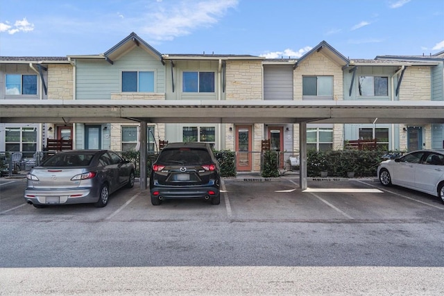 multi unit property with a carport