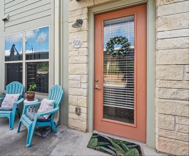 view of entrance to property