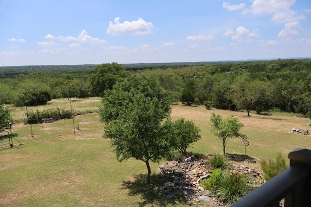 aerial view featuring a rural view