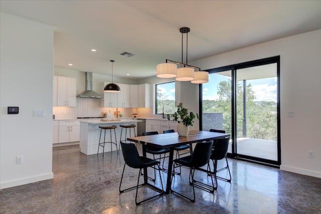 14208 Fort Smith Trl, Austin, TX 78734 - dining room with baseboards and recessed lighting