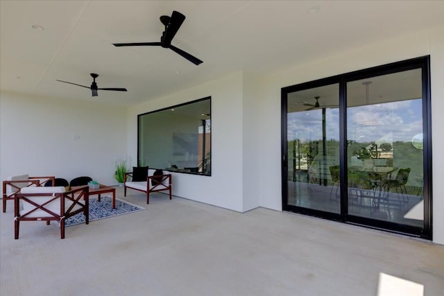 14208 Fort Smith Trl, Austin, TX 78734 - view of patio featuring ceiling fan