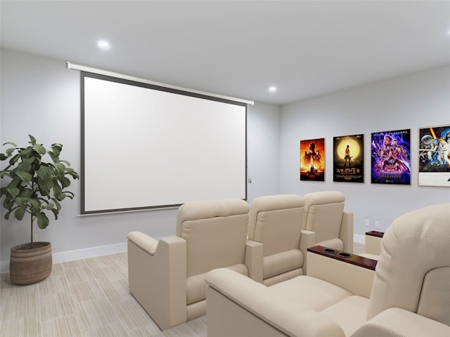 view of home theater room