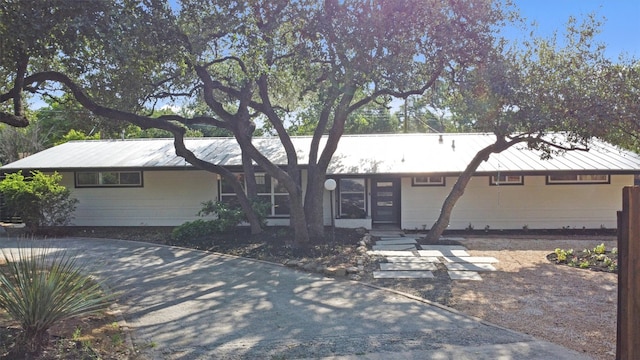 view of ranch-style home