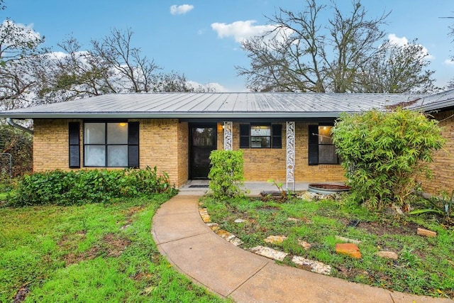 view of ranch-style home