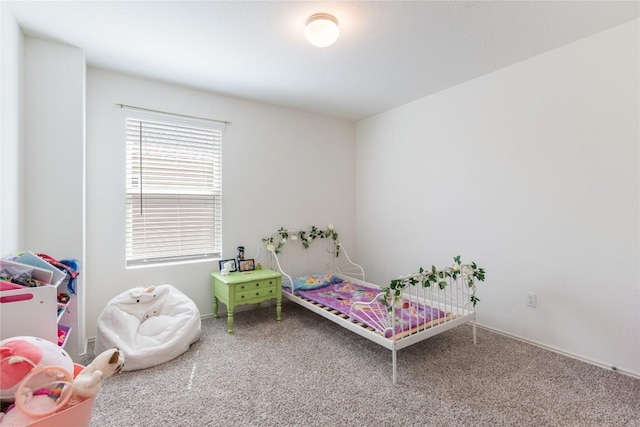 bedroom with carpet floors