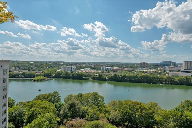 property view of water