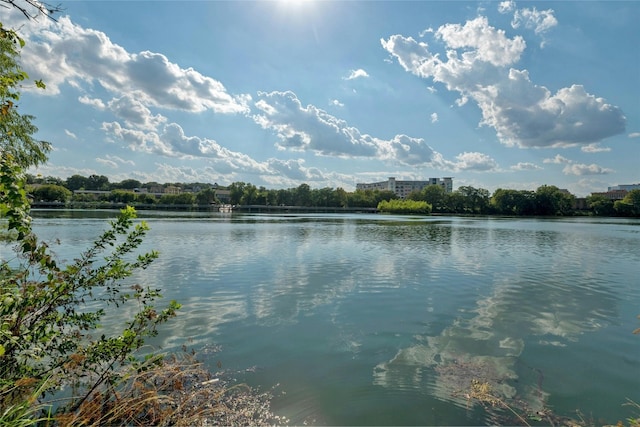 property view of water