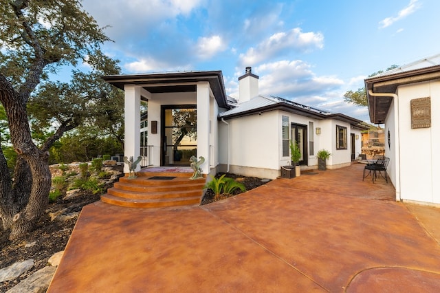 exterior space featuring a patio