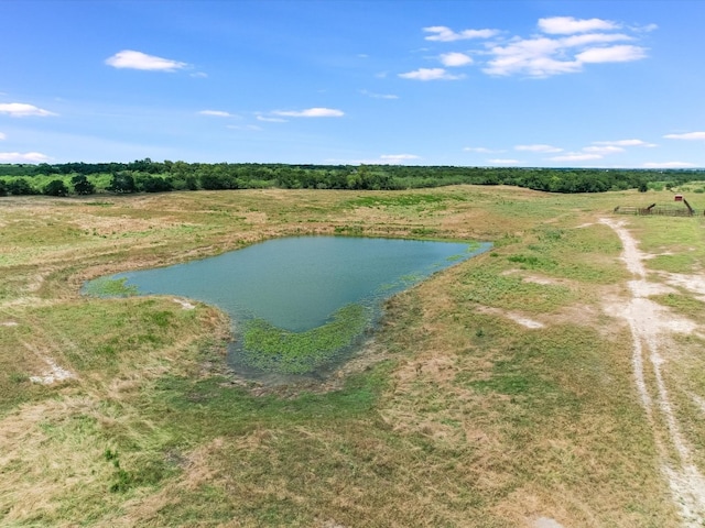 view of community featuring a water view