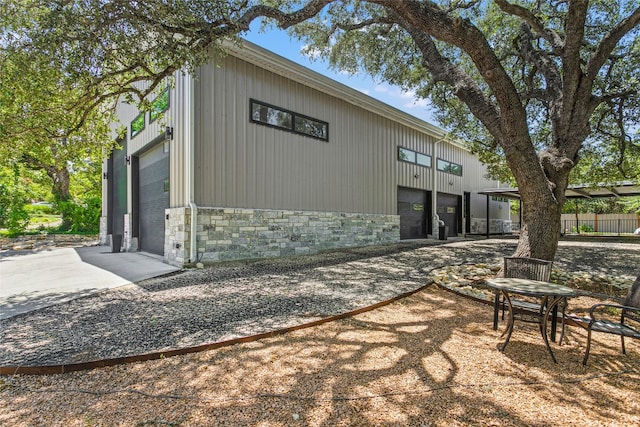 5110 Sioux Ln, Austin, TX 78734 - exterior space featuring concrete driveway and an attached garage