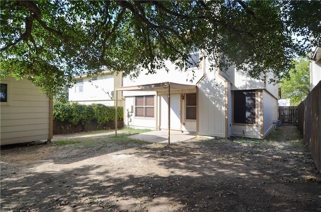 view of rear view of property