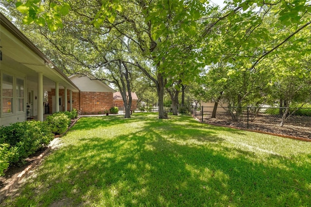 view of yard