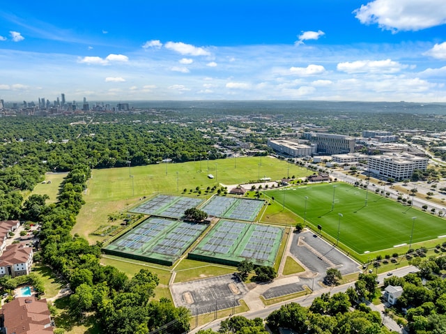 aerial view