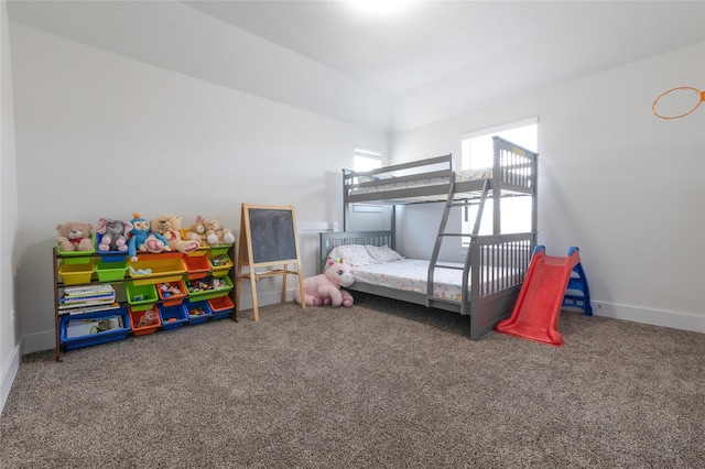 bedroom with carpet flooring