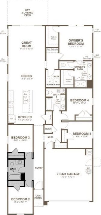 533 Raleigh Dr, Georgetown, TX 78633 - property floor plan