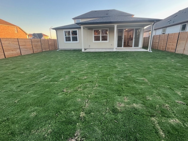 540 Raleigh Dr, Georgetown, TX 78633 - back of house featuring a patio and a shingled roof