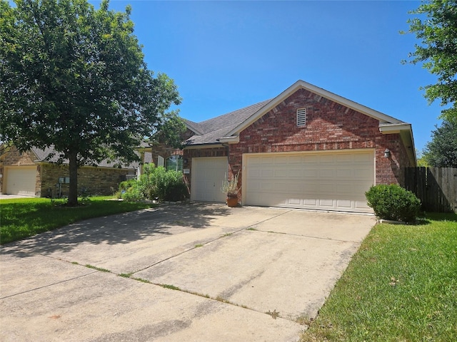 ranch-style house with a garage