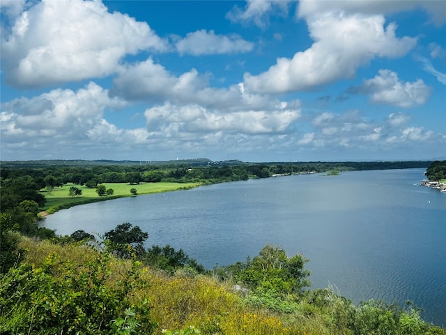 view of water feature