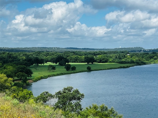 view of water feature