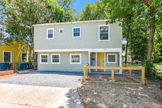 view of front of home