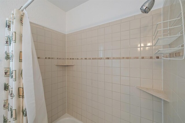 3411 Thomas Kincheon St, Austin, TX 78745 - bathroom featuring shower / tub combo with curtain