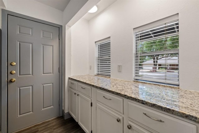 3411 Thomas Kincheon St, Austin, TX 78745 - bar area featuring dark wood-type flooring