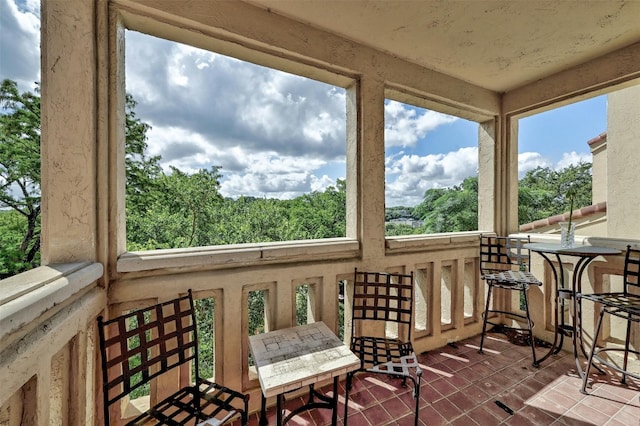 sunroom with a wealth of natural light