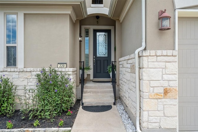 view of entrance to property