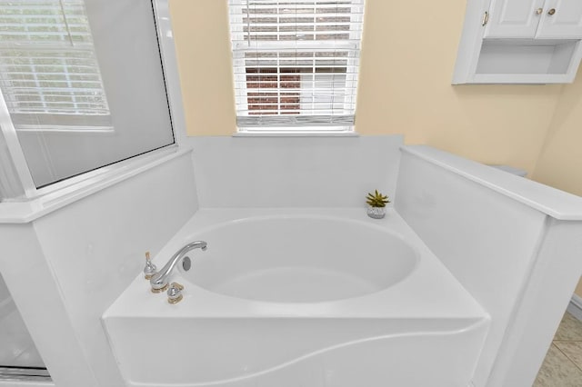 bathroom with a bathtub