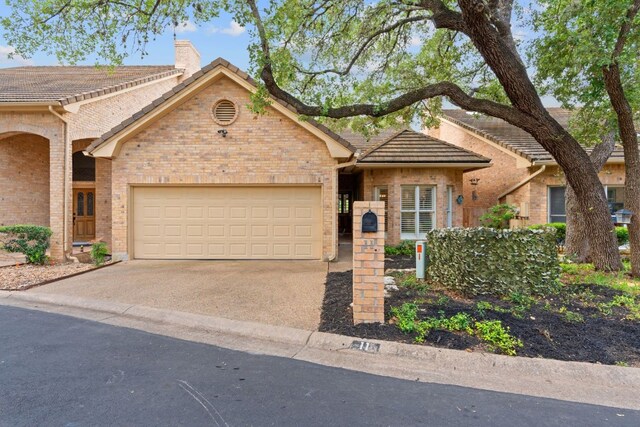 ranch-style house with a garage