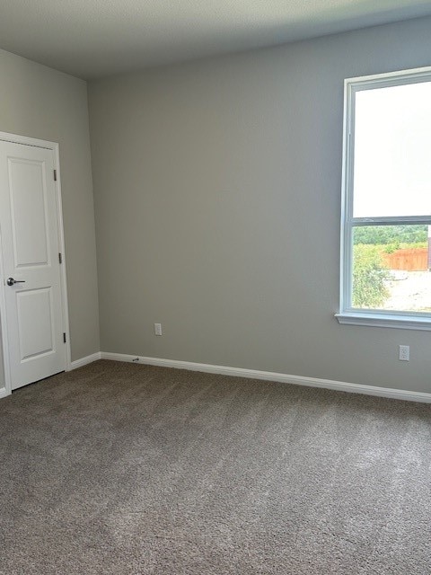 unfurnished room featuring carpet flooring