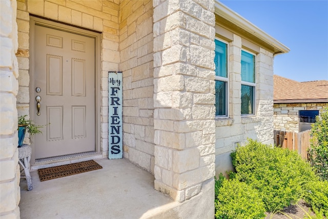 view of entrance to property