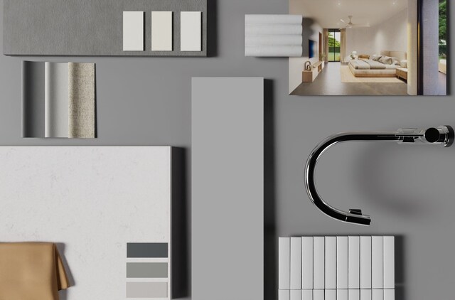 room details with radiator heating unit