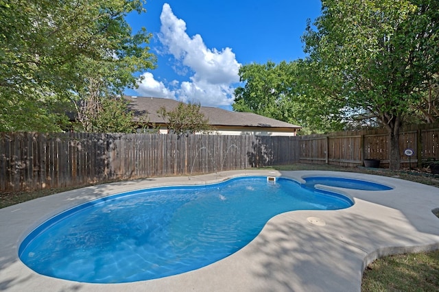 view of pool