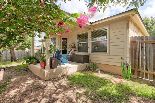 view of rear view of property