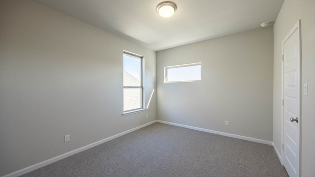 unfurnished bedroom featuring carpet flooring