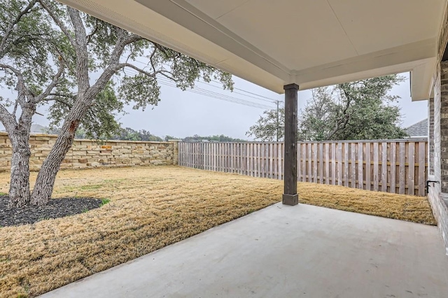 view of patio