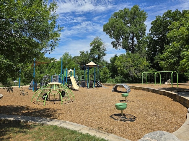 view of play area