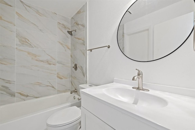 11506 Fence Post Trl, Austin, TX 78750 - full bath with vanity, shower / bath combination, and toilet