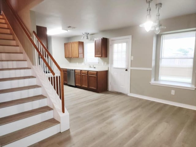 2700 Breezy Point Cv, Round Rock, TX 78665 - stairway with wood finished floors and baseboards