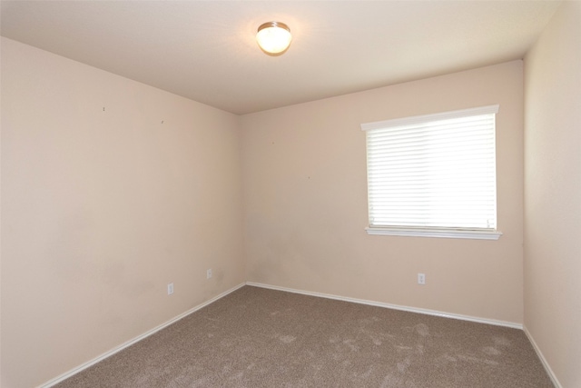 empty room featuring carpet flooring