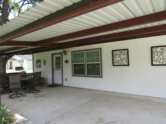 view of patio