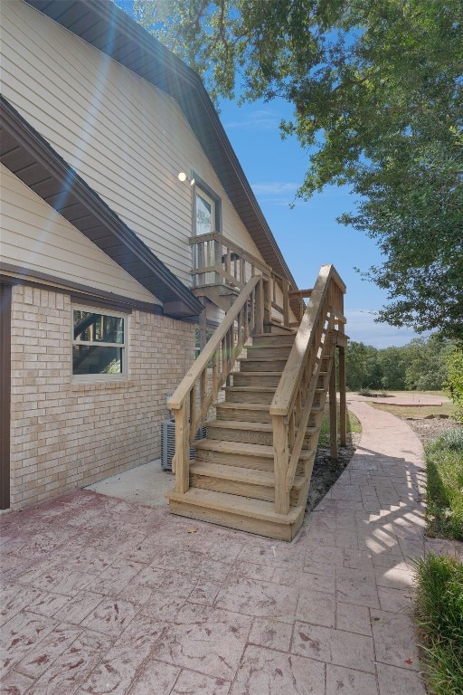 view of staircase