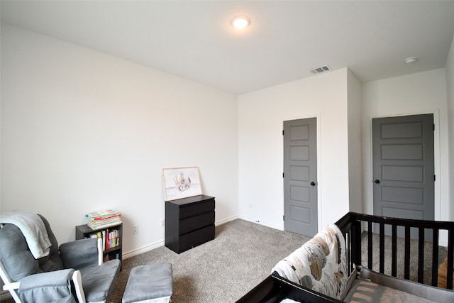 bedroom with carpet flooring