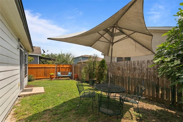4515 Blue Meadow Dr, Austin, TX 78744 - view of fenced backyard