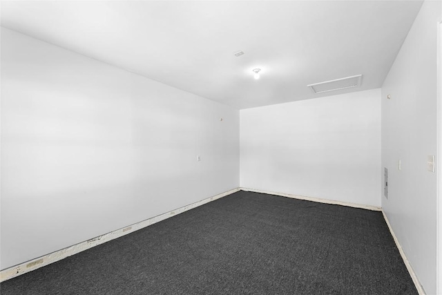 4515 Blue Meadow Dr, Austin, TX 78744 - carpeted empty room featuring attic access and baseboards