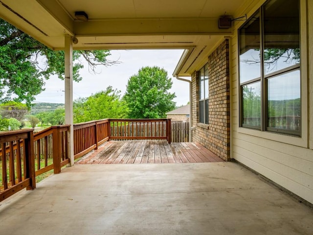 view of deck