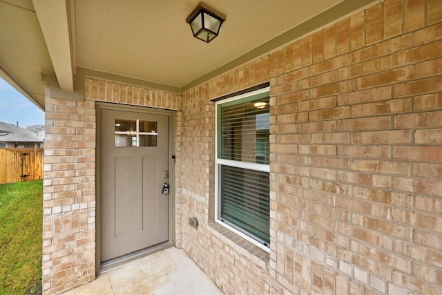 view of entrance to property